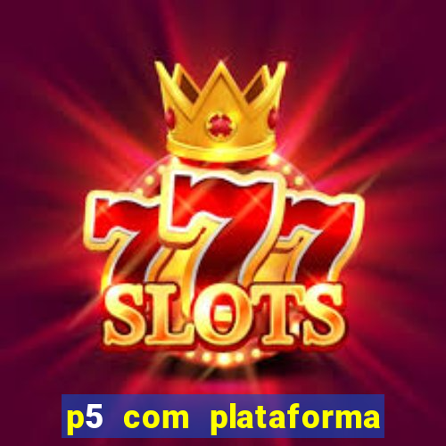 p5 com plataforma de jogos